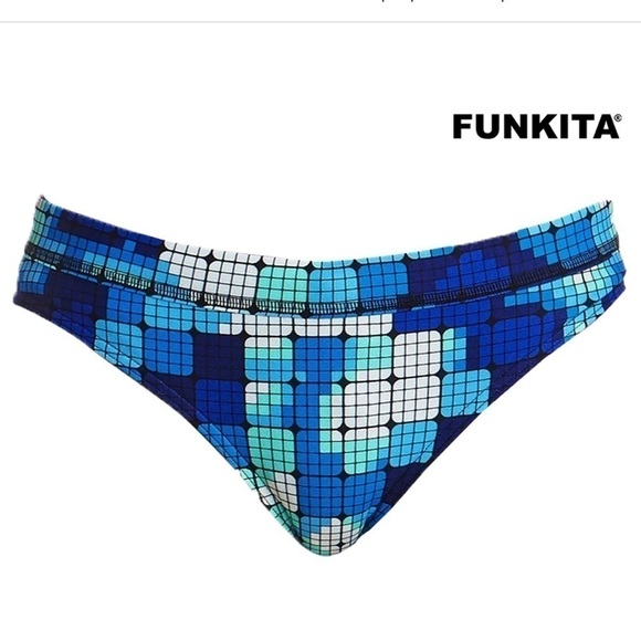 Funkita Deep Impact Racerback Bikini NWT Italian Fabric Australian Design - Picture 6 of 8